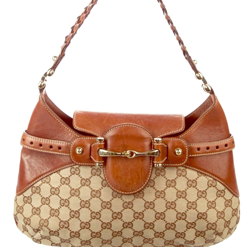 Authentic and Classic Gucci Horsebit Hobo Bag